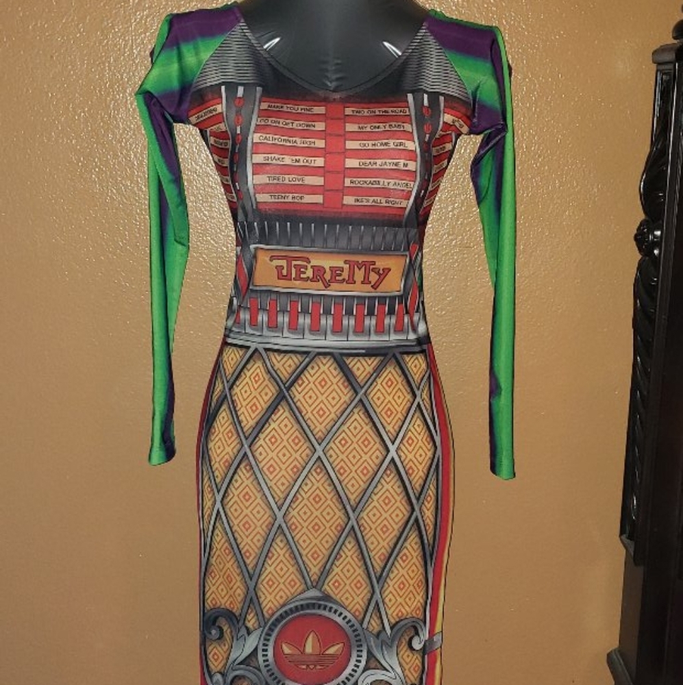 SOLD. Adidas X Jeremy Scott $400 Jukebox Dress!